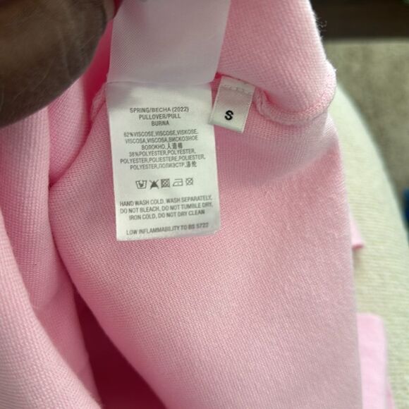 Essential Antwerp Pink Boxy Sweater S - Picture 8 of 8